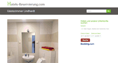 Desktop Screenshot of hotels-reservierung.com
