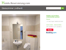 Tablet Screenshot of hotels-reservierung.com